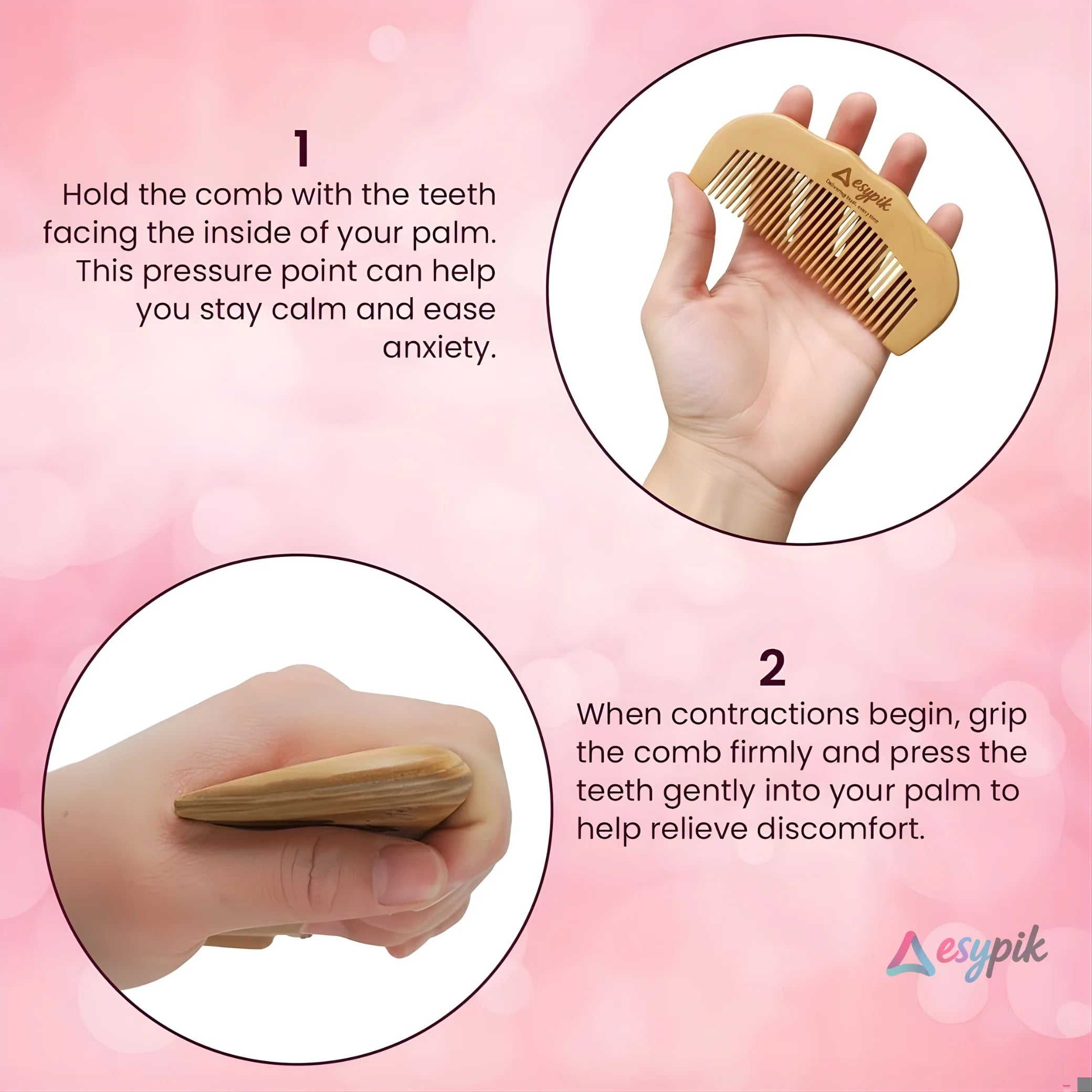 Labor Pain Relief Comb for Women