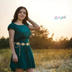 Women’s Western Metal chain Concho Belt