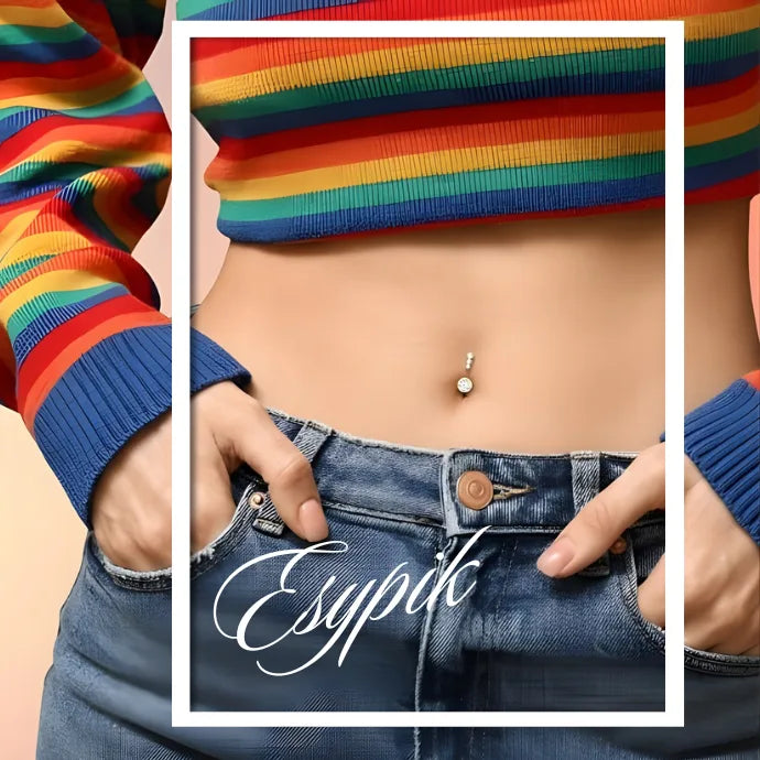 Gold Belly Button Rings for Women – Cute & Hypoallergenic Set