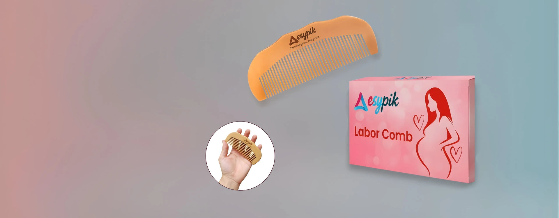 Natural Birthing Comb for Labor Pain Relief